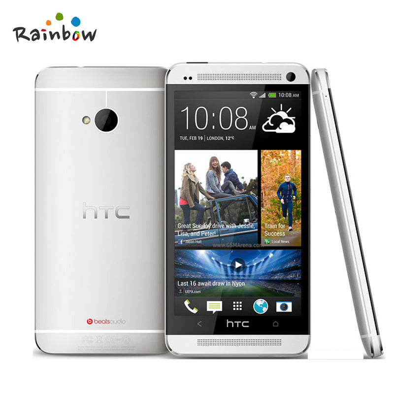 Original HTC The One M7 Factory Unlocked Cell Phone With GPS WIFI 4.7'' TouchScreen 4MP Camera 32GB ROM Andriod OS