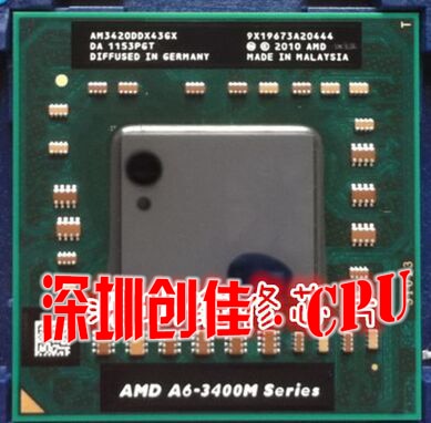 original AMD CPU A6-3420M AM3420DDX43GX A6 3420M PGA Chipset processor laptop a6 3400m