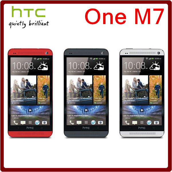 Original Unlocked HTC One M7 Quad Core 4.7 Inch 4MP 32GB ROM 2GB RAM 1080i 2300mAh Touchscreen Smartphone Hot selling