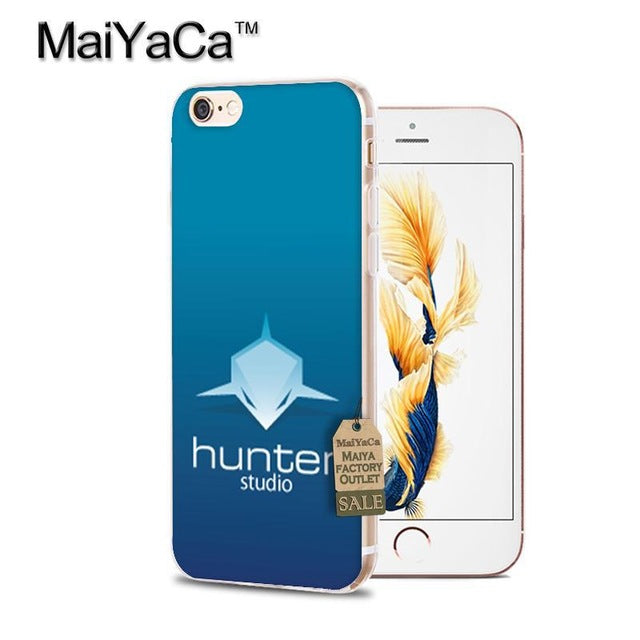 MaiYaCa Hunting and Fishing man Transparent TPU Soft Phone Case Accessories Cover For iPhone 5s 6s 7 8 plus X case