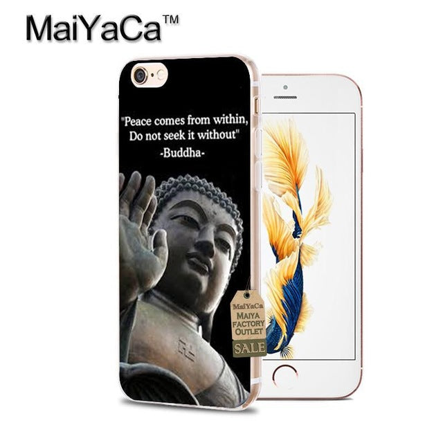 MaiYaCa Motivational Words Soft Transparent TPU Phone Case Accessories Cover For iPhone 8 x 5c5s 6s 7 plus case phone back cover