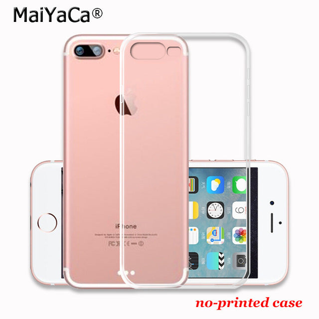 MaiYaCa Motivational Words Soft Transparent TPU Phone Case Accessories Cover For iPhone 8 x 5c5s 6s 7 plus case phone back cover