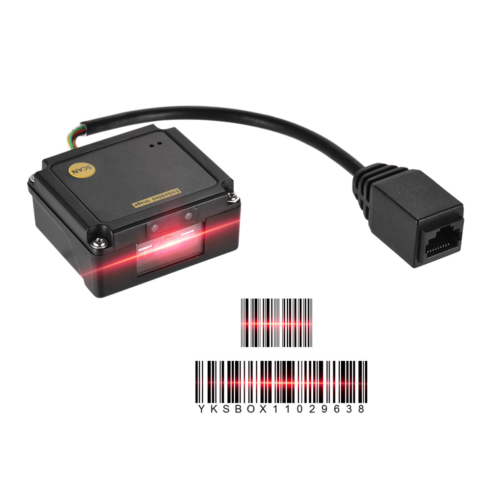 Embedded 1D Barcode Scanner Reader Module CCD Bar Code Scanner Engine Module with RS232 USB Interface supports 1D bar-codes