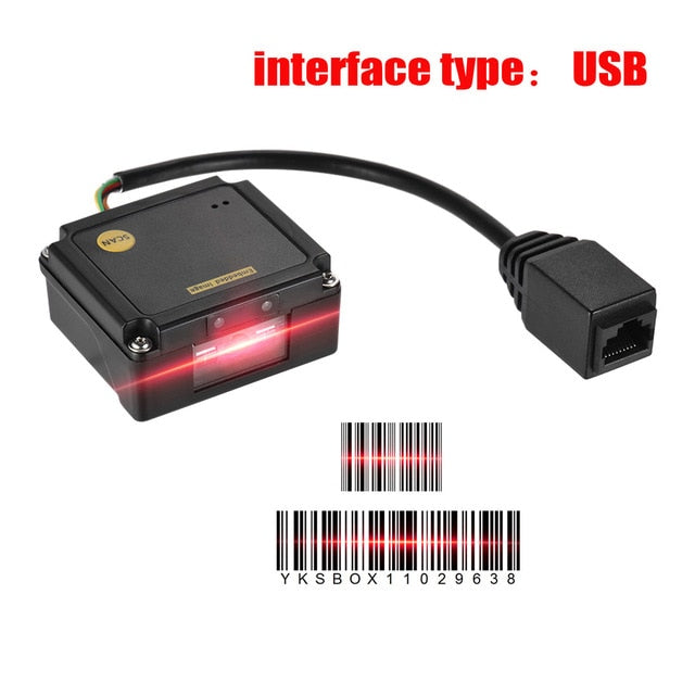 Embedded 1D Barcode Scanner Reader Module CCD Bar Code Scanner Engine Module with RS232 USB Interface supports 1D bar-codes