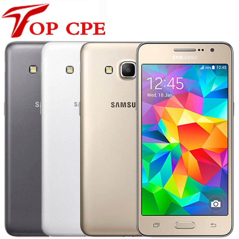 Refurbished Unlocked Original Samsung Galaxy Grand Prime G530 G530H Cell Phone Ouad Core Dual Sim 1GB RAM 5.0 Inch Touch Screen