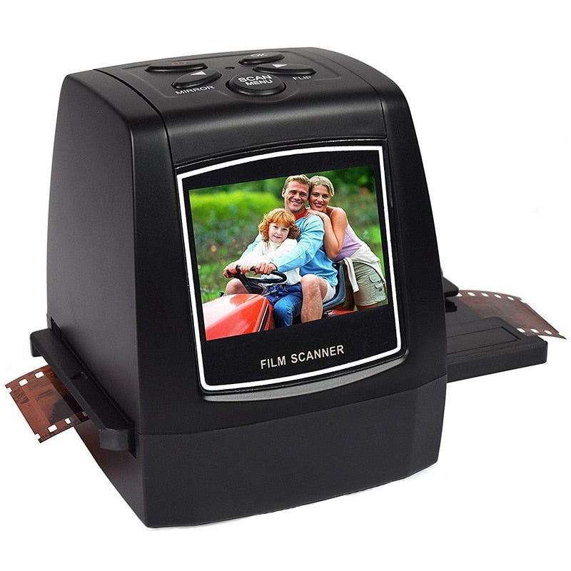 MINI 5MP 35mm Negative Film Scanner Negative Slide Photo film Converts USB Cable LCD Slide 2.4