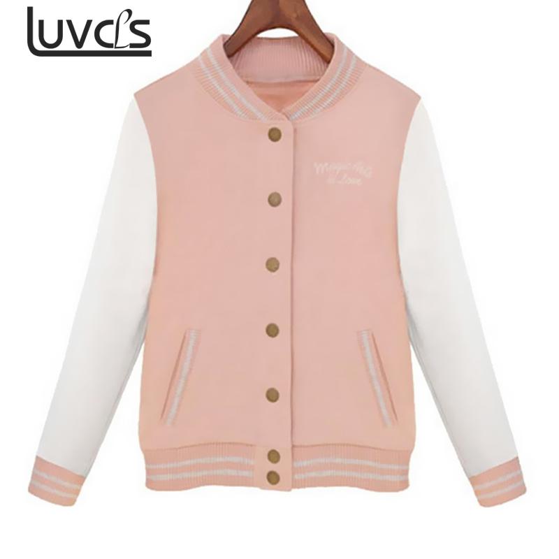 LUVCLS Splice Sleeves Baseball Jacket 2018