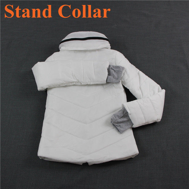 سترة سليم الدافئه المحشوه بالقطن جوده عاليه | Winter Jacket Women Hooded AND Stand Collar Parka Slim Warm Cotton-Padded