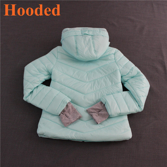 سترة سليم الدافئه المحشوه بالقطن جوده عاليه | Winter Jacket Women Hooded AND Stand Collar Parka Slim Warm Cotton-Padded