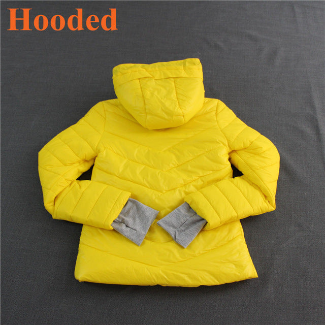 سترة سليم الدافئه المحشوه بالقطن جوده عاليه | Winter Jacket Women Hooded AND Stand Collar Parka Slim Warm Cotton-Padded