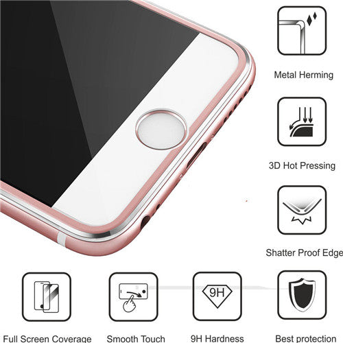 Tempered glass bag For Apple iphone 6 6S 7 8 plus X Mobile phone Accessories Full screen coverage cover for iphone 7 plus 5S SE