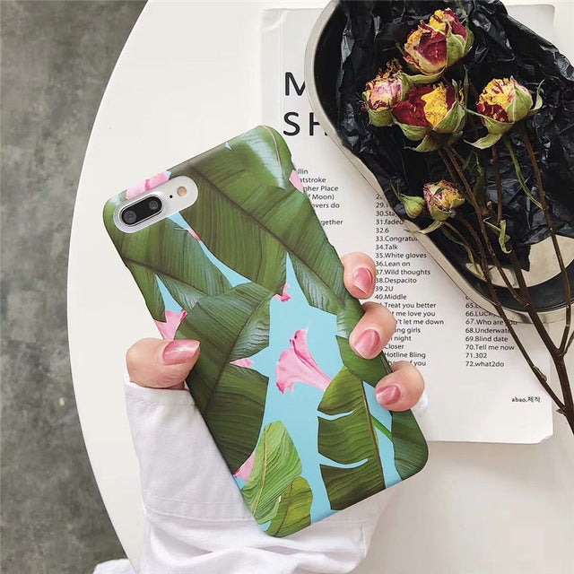 Meachy For Apple iphone 6S Phone Case For iPhone 7 Cover Pretty Flower Girls Cases for iPhone 6 s 6s 7 8 Plus X Case Accessories