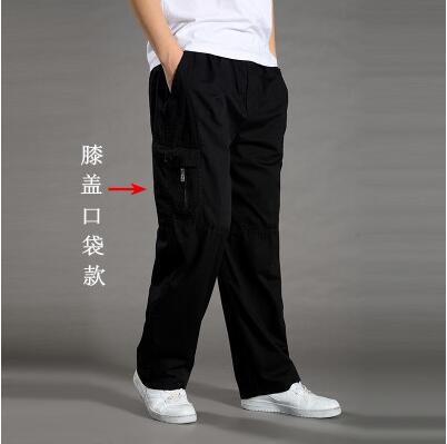 men Harem tactica Pants brand 2018 summer Sagging cotton pants men Trousers plus size sporting Pant Mens Joggers Feet pantsL-6XL