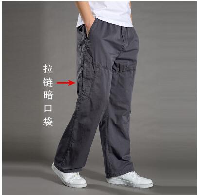 men Harem tactica Pants brand 2018 summer Sagging cotton pants men Trousers plus size sporting Pant Mens Joggers Feet pantsL-6XL