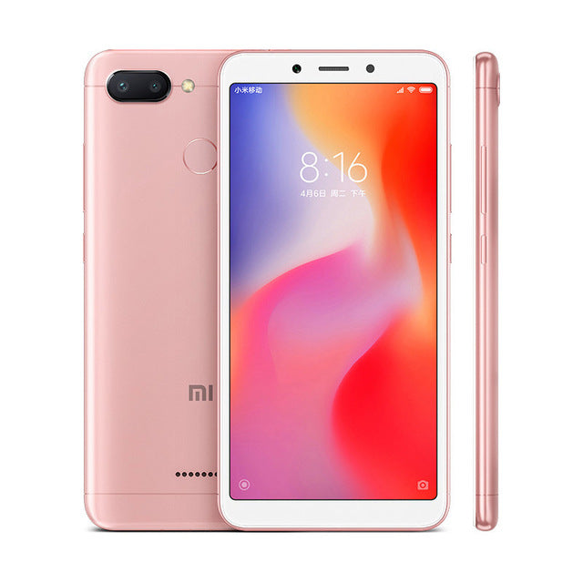 Pre-sale Original Xiaomi Redmi 6 4GB 64GB 5.45'' HD Full Screen 18:9 Mobile Phone Helio P22 Octa Core AI Dual Camera 12MP+5MP