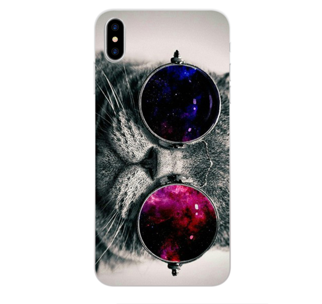 Cat Case For iPhone X 8 4 4S 5 5S SE 5C 6 6S 7 Plus Silicone For Xiaomi Redmi 4 4A 3S 3 S Note 3 4 5A Pro Prime 4X Mi A1 5X S2