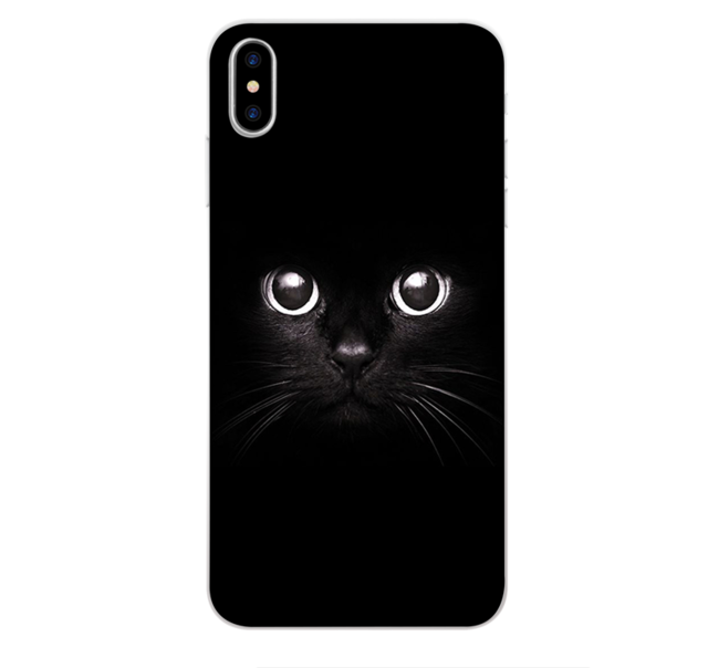 Cat Case For iPhone X 8 4 4S 5 5S SE 5C 6 6S 7 Plus Silicone For Xiaomi Redmi 4 4A 3S 3 S Note 3 4 5A Pro Prime 4X Mi A1 5X S2