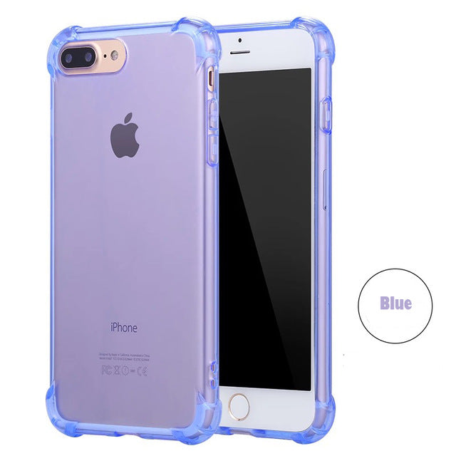 SIXEVE Case For iphone 7 Plus Anti Knock Air Cushion Clear Transparent Thick Soft TPU Coque For Apple iPhone 7 7Plus Phone Cover