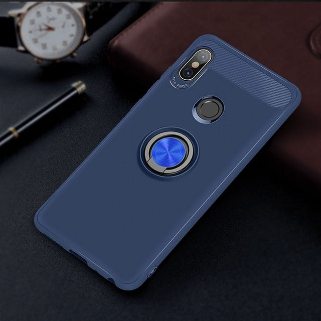 For Xiaomi Redmi Note 5 Pro Case Magnetic Ring Holder Phone Cases Xaomi Xiomi Note5 Pro 636 Funda For Mi Redmi Note 5 Back Cover