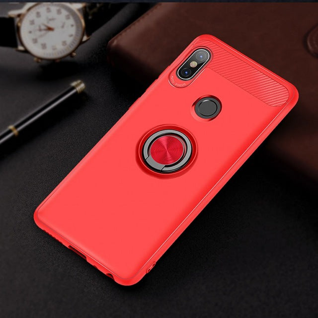 For Xiaomi Redmi Note 5 Pro Case Magnetic Ring Holder Phone Cases Xaomi Xiomi Note5 Pro 636 Funda For Mi Redmi Note 5 Back Cover