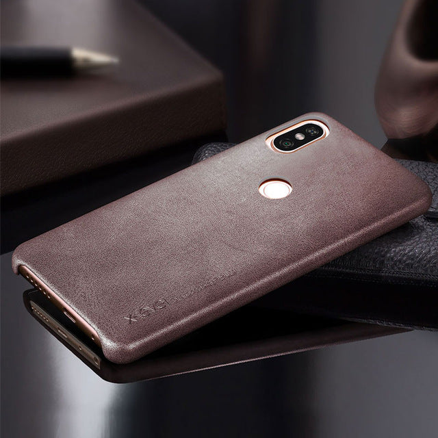 X-Level Leather Case for Xiaomi Redmi Note 5 Pro Case Cover Note 5 Global Version Back Cover PU Coque for Redmi Note 5 Pro Case