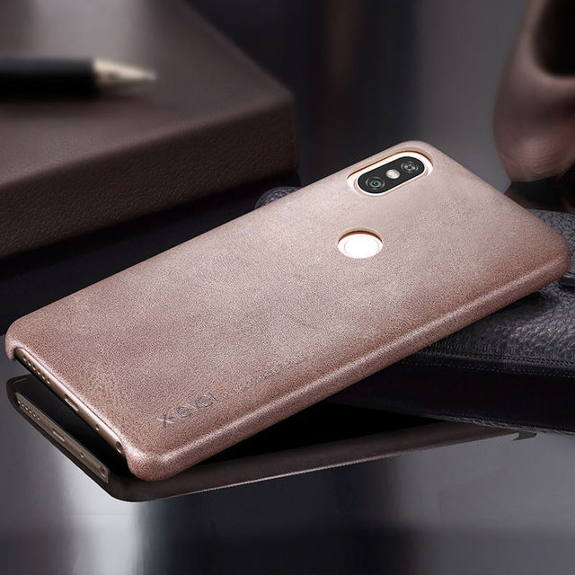 X-Level Leather Case for Xiaomi Redmi Note 5 Pro Case Cover Note 5 Global Version Back Cover PU Coque for Redmi Note 5 Pro Case