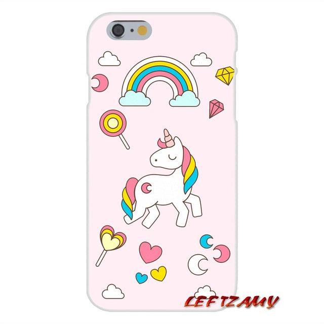 Horse Unicorn On Rainbow PC Smooth Accessories Phone Case For Xiaomi Redmi 3 3S 4A 5A Pro Mi4 Mi4C Mi5S Mi6X Mi Max2 Note 3 4 5A