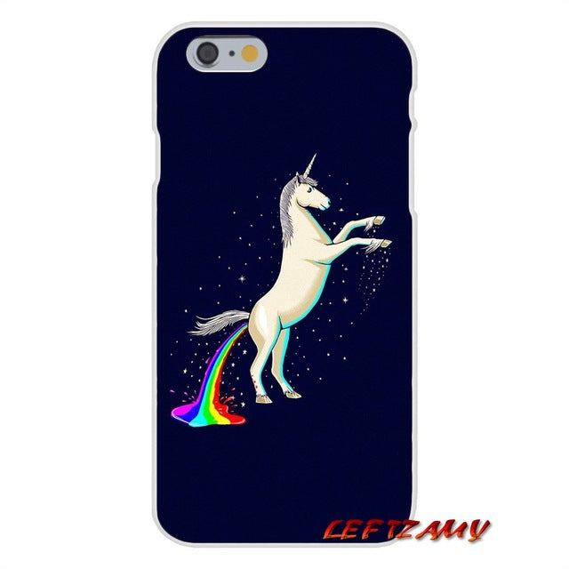 Horse Unicorn On Rainbow PC Smooth Accessories Phone Case For Xiaomi Redmi 3 3S 4A 5A Pro Mi4 Mi4C Mi5S Mi6X Mi Max2 Note 3 4 5A