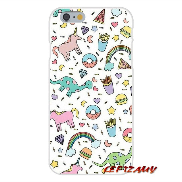 Horse Unicorn On Rainbow PC Smooth Accessories Phone Case For Xiaomi Redmi 3 3S 4A 5A Pro Mi4 Mi4C Mi5S Mi6X Mi Max2 Note 3 4 5A