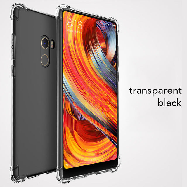 PZOZ For Xiaomi Mi Mix 2 Case Cover Bumper Accessories Transparent Silicon Shockproof Housing TPU For Xiaomi Mi Mix2 Pro Case