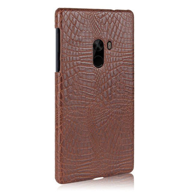 Luxury Crocodile Pattern leather Case For Xiaomi Mi Mix Case 6.4 Inches Phone Case Accessories Back Cover For Xiaomi Mi Mix