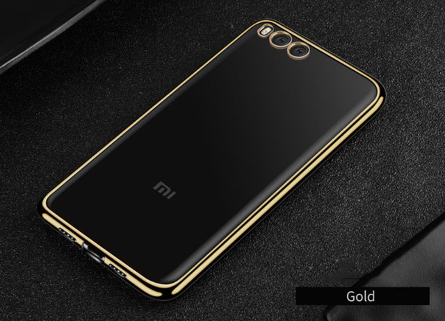 URSHINE Cover for Global ROM Original Xiaomi Mi6 Mi 6 Soft TPU Plating Colored Protective Case for Xiaomi Mi 6 M6 Accessories