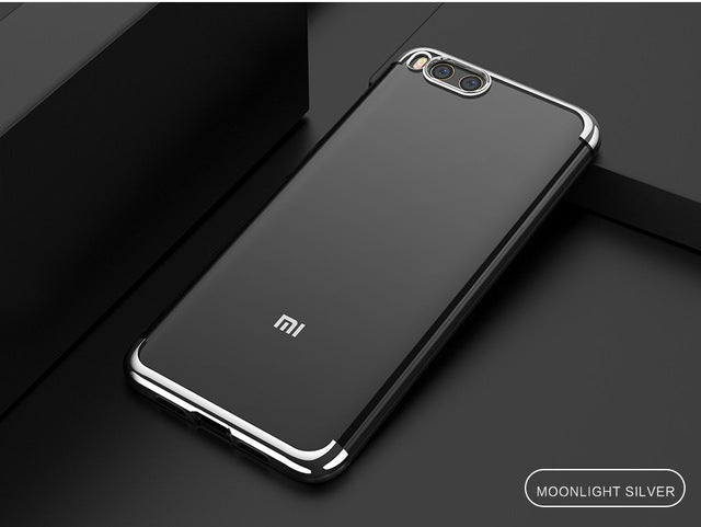 URSHINE Cover for Global ROM Original Xiaomi Mi6 Mi 6 Soft TPU Plating Colored Protective Case for Xiaomi Mi 6 M6 Accessories