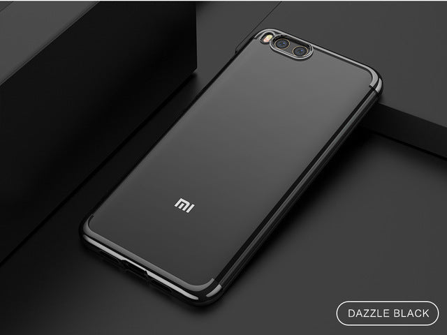 URSHINE Cover for Global ROM Original Xiaomi Mi6 Mi 6 Soft TPU Plating Colored Protective Case for Xiaomi Mi 6 M6 Accessories