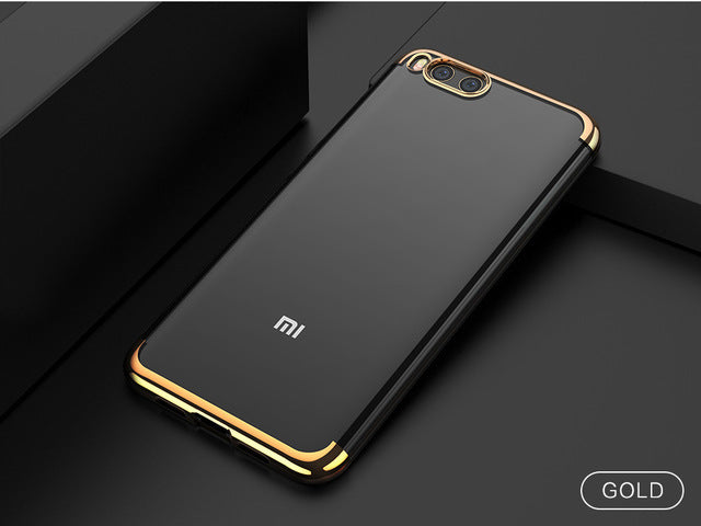 URSHINE Cover for Global ROM Original Xiaomi Mi6 Mi 6 Soft TPU Plating Colored Protective Case for Xiaomi Mi 6 M6 Accessories