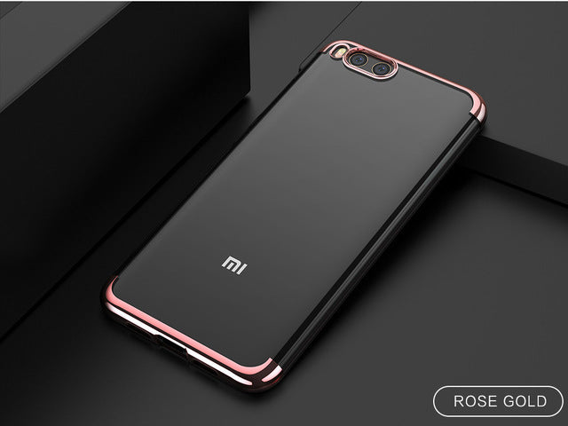 URSHINE Cover for Global ROM Original Xiaomi Mi6 Mi 6 Soft TPU Plating Colored Protective Case for Xiaomi Mi 6 M6 Accessories