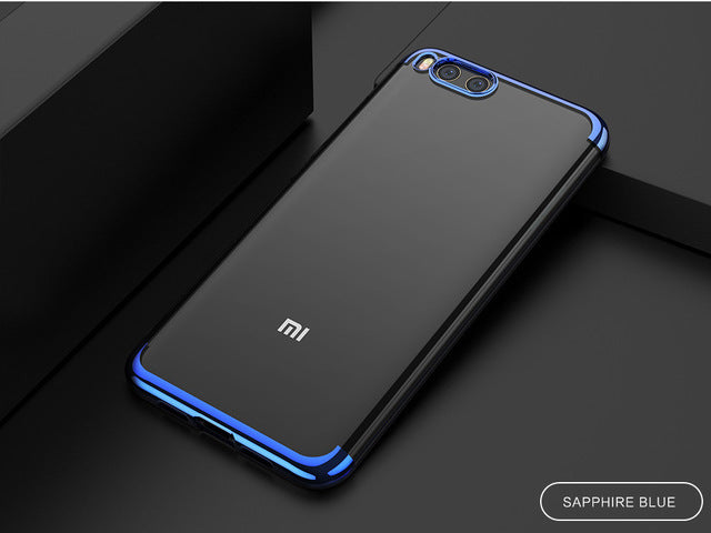 URSHINE Cover for Global ROM Original Xiaomi Mi6 Mi 6 Soft TPU Plating Colored Protective Case for Xiaomi Mi 6 M6 Accessories