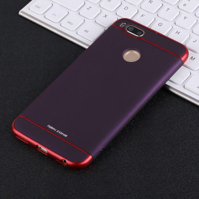 xiaomi mi A1 case hard matte cover RAINZONE original xiaomi mi A1 5X MI5X cover accessories luxury 3 in 1