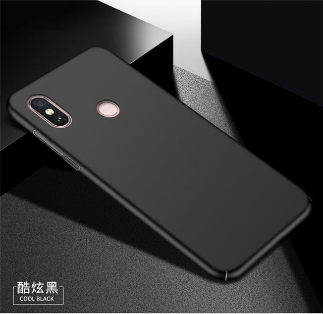 For Xiaomi redmi note 5 pro case thin pc back cover case for mi 6x cases and covers original accessories