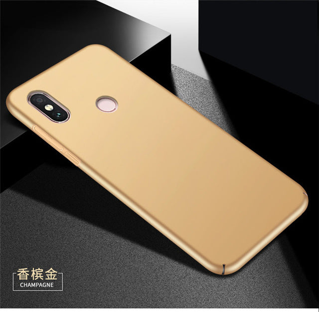 For Xiaomi redmi note 5 pro case thin pc back cover case for mi 6x cases and covers original accessories