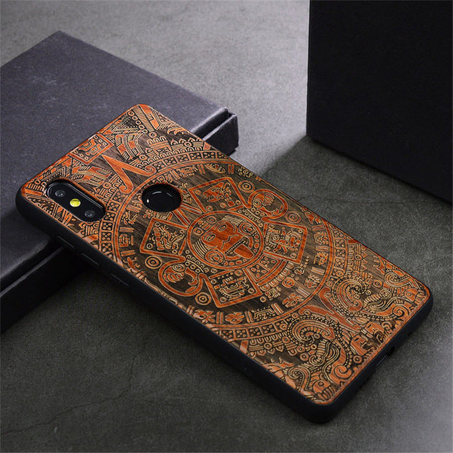 Xiaomi mi mix 2s Case Wood Cover Full Protective Accessories Carved TPU Wooden Case for Xiaomi mi mix 2 2s 5.99