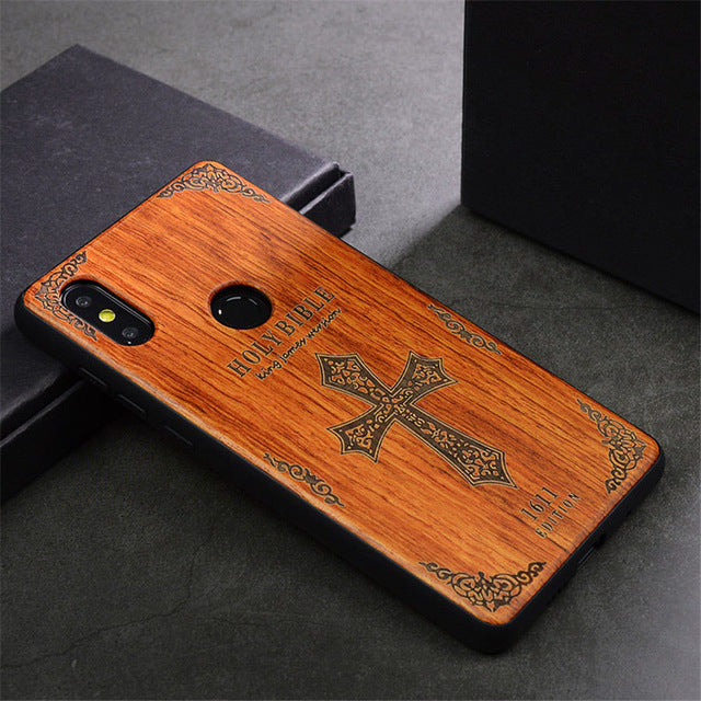 Xiaomi mi mix 2s Case Wood Cover Full Protective Accessories Carved TPU Wooden Case for Xiaomi mi mix 2 2s 5.99