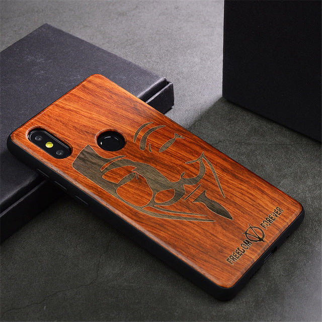 Xiaomi mi mix 2s Case Wood Cover Full Protective Accessories Carved TPU Wooden Case for Xiaomi mi mix 2 2s 5.99