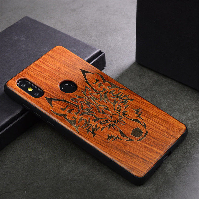 Xiaomi mi mix 2s Case Wood Cover Full Protective Accessories Carved TPU Wooden Case for Xiaomi mi mix 2 2s 5.99