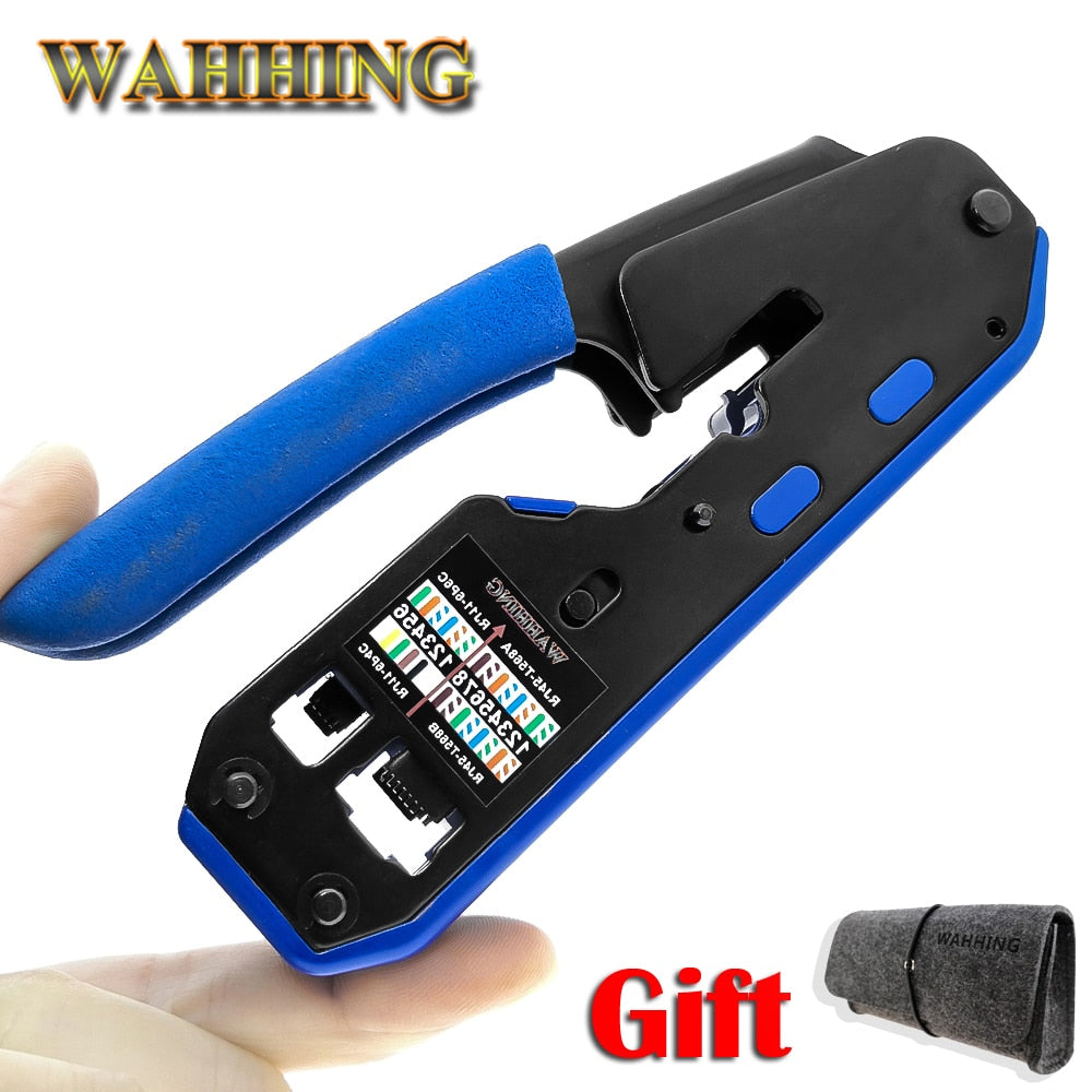 RJ45 Tool Network Crimper Crimping Tools Ethernet Cable Fit RJ45 Cat6 Cat5e Cat5 STP Plugs RJ45 Connector Cables