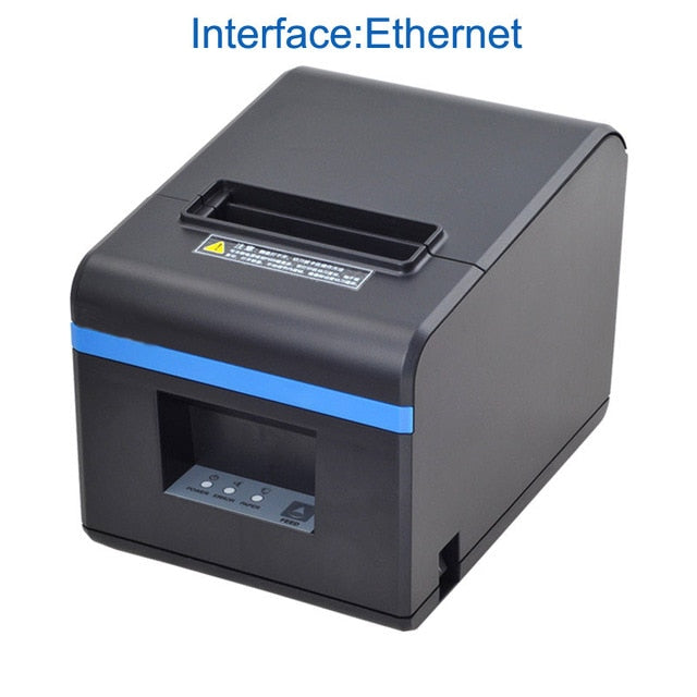 New arrived 80mm auto cutter receipt printer POS printer  USB port  or Ethernet port  or Bluetooth interface for Milk tea shop