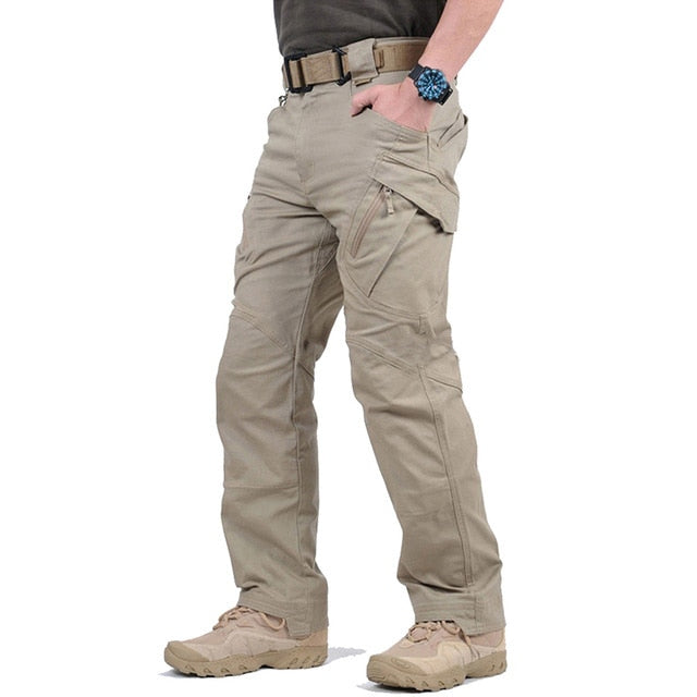 Tactical Pants Army Military Style Cargo Pants Men IX9 S-5XL Combat Trousers Casual Work Trousers SWAT Thin Pocket Baggy Pants