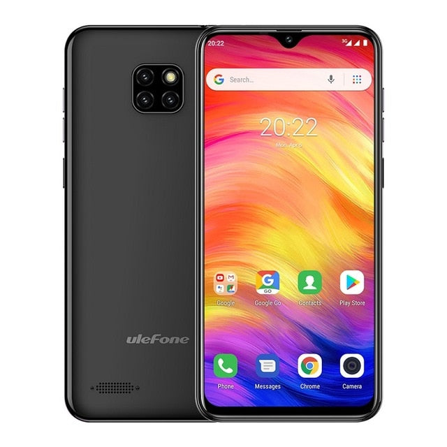 Ulefone Note 7 Smartphone 3500mAh 19:9 Quad Core 6.1inch  Waterdrop Screen 16GB ROM Mobile phone WCDMA Cellphone  Android8.1