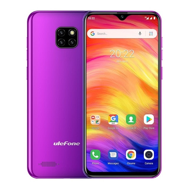 Ulefone Note 7 Smartphone 3500mAh 19:9 Quad Core 6.1inch  Waterdrop Screen 16GB ROM Mobile phone WCDMA Cellphone  Android8.1