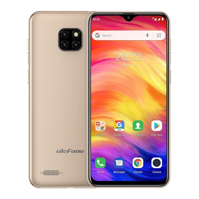 Ulefone Note 7 Smartphone 3500mAh 19:9 Quad Core 6.1inch  Waterdrop Screen 16GB ROM Mobile phone WCDMA Cellphone  Android8.1